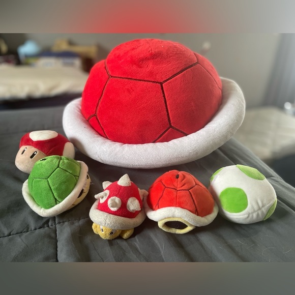 Lot of 6 Nintendo Mario Bros plush stuffed animals good condition - Picture 2 of 5